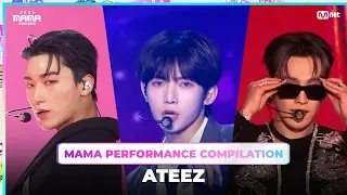 [#2023MAMA] ATEEZ (에이티즈) MAMA PERFORMANCE COMPILATION (2023 MAMA 수상자 역대 마마 무대 모아보기)