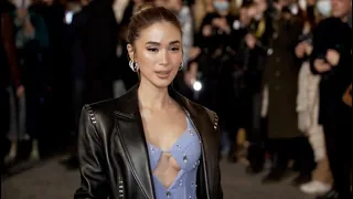 The stunning Heart Evangelista at the Isabel Marant Fashion show in Paris