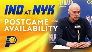 Indiana Pacers Postgame Media Availability at New York Knicks (Game 2) | May 8, 2024