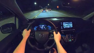 2021 Honda Odyssey - POV Night Drive (Binaural Audio)