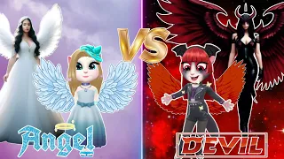 My Talking Angela'm 2 || Angel Angela vS Devil Angela || cosplay