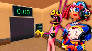 The Amazing Digital Circus Characters Escape ELEVATOR in Roblox