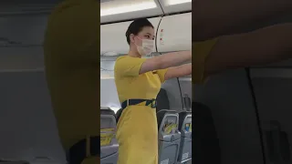 Flight Attendant - Vietravel Airlines Safety Demonstration