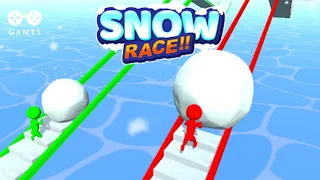 SNOW RACE GAMEPLAY | SNOW RACE | GAMES |