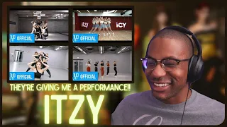 ITZY | 'DALLA DALLA', 'ICY', 'In The Morning', 'WANNABE' Dance Practices REACTION