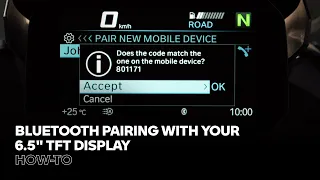 How to Pair a Bluetooth Device to Your 6.5" TFT Display