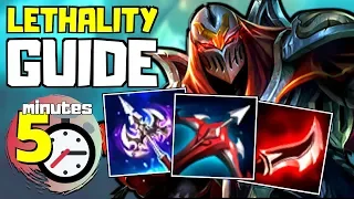 FULL Lethality Item Guide in less than 5 minutes | League of Legends (Season 10)