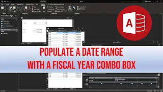 How to Create a Fiscal Year Selector for Forms, Queries, and Reports in MS Access