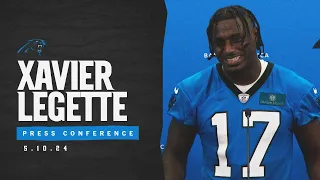 Xavier Legette talks focusing after being drafted in the first round