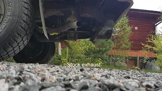 Chevy k20 6.2L Stock exhaust vs 3" straight pipe