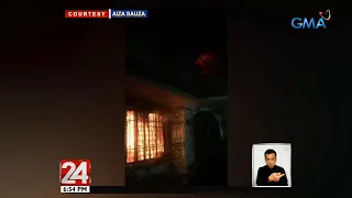 24 Oras: Magkapatid, patay sa sunog sa kanilang bahay