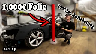 Audi selber folieren ohne Erfahrung! 100%ige Aufwertung