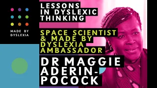 DR MAGGIE ADERIN-POCOCK MBE: How to think outside the planet
