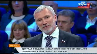 Депутат Госдумы обвинил в сибирских пожарах «климатическое оружие США»