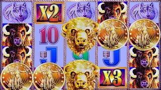 DOUBLE BONUS ➤ EXTRA COINS ➤ BUFFALO GOLD