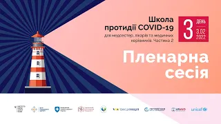 Пленарна сесія | Андрій Козінчук | 03.02.22 | Школа протидії COVID-19. Частина 2