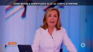 Giorgia Meloni interviene in diretta a Stasera Italia. Assolutamente da non perdere!