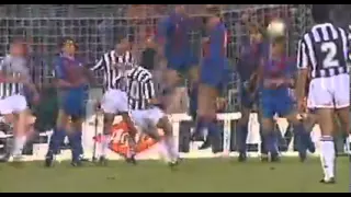 Juventus (Italy) - Barcelona (Spain) 24 Aprile 1991 Gol Roberto Baggio