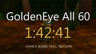 GoldenEye (All 60 / All Levels) in 1:42:41 [Former World Record]