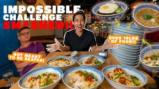 TOUGHEST FOOD CHALLENGE IN SINGAPORE! | ATTEMPTING THE IMPOSSIBLE 15lbs Taiwanese Food Challenge!