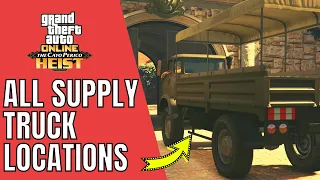 All Scope Out Locations For Supply Truck In Cayo Perico Heist In GTA 5 Online | Scope Out Guide Map