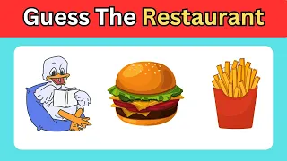 Guess the Fast Food Restaurant by Emoji | Fast Food Emoji Quiz #quiztime #quizzes #quizgames #iqtest