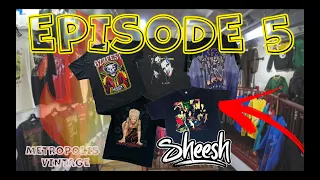 Episode 5 -  Insane Vintage Tees at Metropolis Vintage NY - Aerosmith, Twizted, Ozzfest, Kiss etc!!!