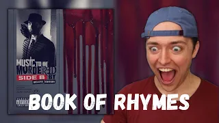 Eminem - Book of Rhymes // REACTION!!! (Music to be Murdered by Side B)