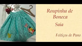 ROUPINHA DE BONECA...SAIA - Programa Feitiços com Mara Couto 28/03/2020