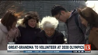 Great-grandmother to volunteer at 2020 Olympics