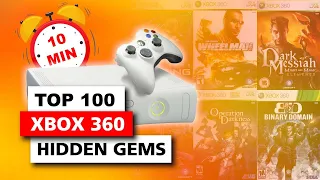 Top 100 Xbox 360 Hidden Gems in 10 Minutes