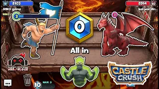 Castle Crush :  🔥🔥  Strategic attack : All in 0 🔥🔥 LVL 9 | GamePlay