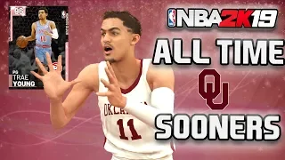 All-Time Oklahoma Sooners! Pink Diamond Trae Young Shoots From Halfcourt!  NBA 2K19 MyTeam