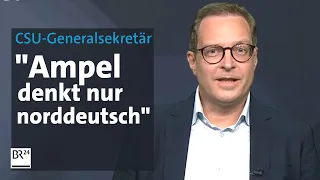 CSU-General: "Menschen werden in soziale Schwierigkeiten kommen"  | Interview | Kontrovers | BR24