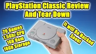 PlayStation Classic Review  And Tear Down : It will Be Hacked Soon!