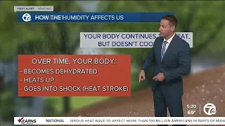 How humidity affects our bodies, & why it's important to stay hydrated in extreme heat