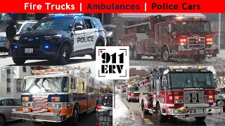 Fire Trucks, Ambulances, and Police Cars Responding Compilation | March 2023