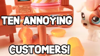 TEN ANNOYING CUSTOMERS IN RESTAURANTS!