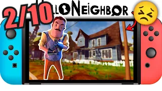 Hello Neighbor en Switch me hizo AMAR los gráficos de PS1