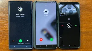 Samsung S22 Ultra vs S21 Ultra vs S21 Plus WhatsApp, Signal & Viber Incoming Calls in Samsung Cases