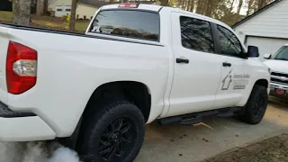 Toyota tundra cold start