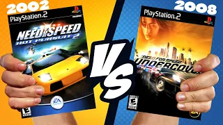 First VS Last Need for Speed PS2   |   Need for Speed Hot Pursuit 2 VS NFS Undercover