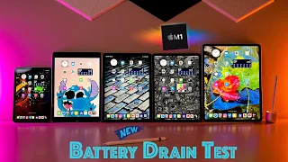 2022 iPad Battery Drain Test ft. NEW iPad Air 5 | Mini 6 vs Budget 10.2" vs 11" Pro vs 12.9" Pro