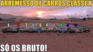 ARREMESSO DE CARROS CLASSE X - AGORA A BRINCADEIRAS FICOU SÉRIA - FORZA HORIZON 3 - GAMEPLAY