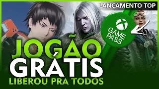 JOGÃO GRÁTIS LIBERADO pra TODOS no XBOX ONE e SERIES e LANÇAMENTO no GAME PASS está SENSACIONAL!