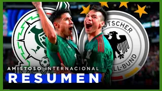 México 2-2 Alemania | Partido Amistoso Internacional | RESUMEN Y GOLES |