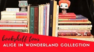 Alice in Wonderland Illustrated Bookshelf Tour | Beautiful Books