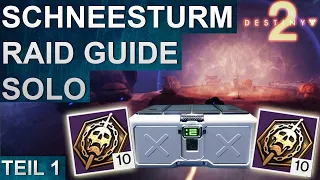 Destiny 2: Tiefsteinkrypta Raid Schneesturm / Sparrow Phase & 1. Kiste Solo Guide (Wurde gepatched)