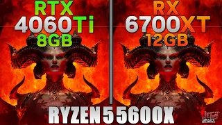 RTX 4060 Ti vs RX 6700 XT | R5 5600X | Tested in 15 games