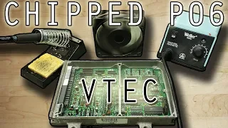 Chipping and adding VTEC to a HONDA P06 ECU / p28